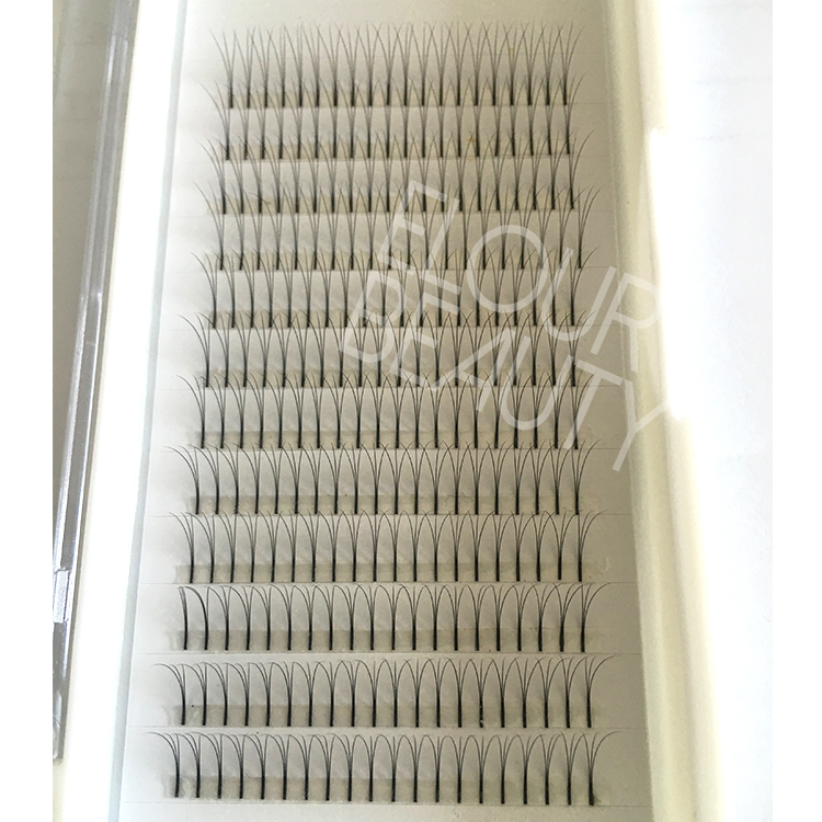Private label pre-fanned volume eyelash extension factory supply ED80
